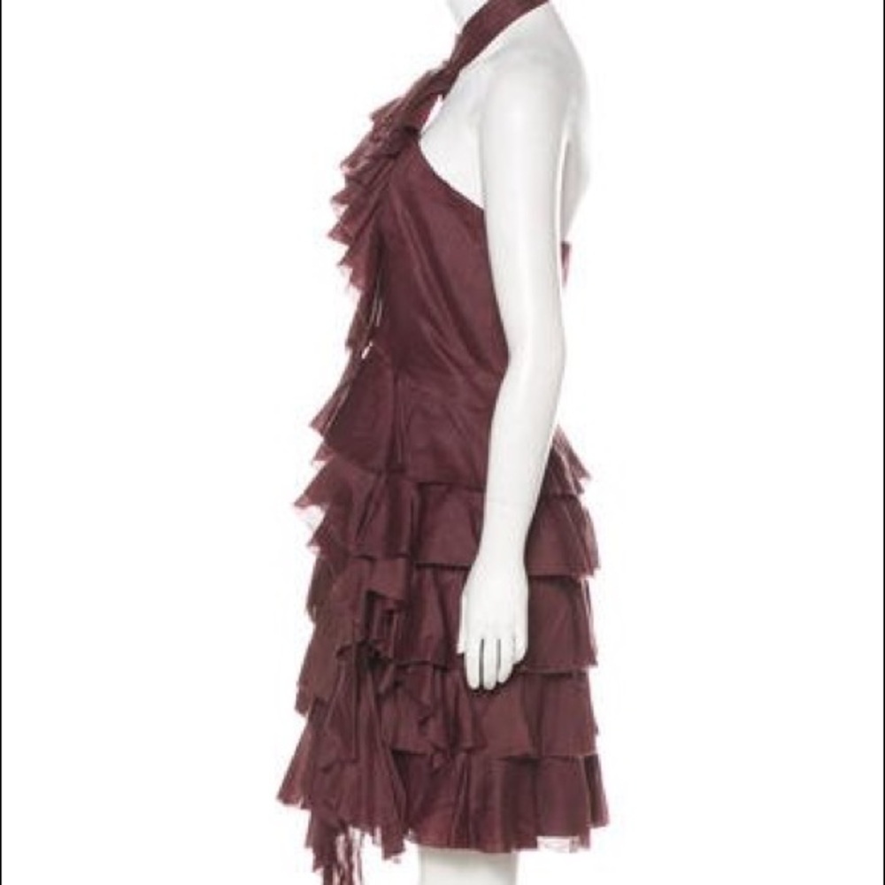 NWT Robert Rodriguez halter ruffle dress - Picture 2 of 8